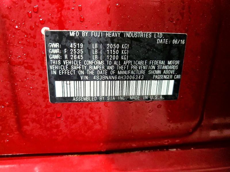 2017 Subaru Legacy 2.5i Limited