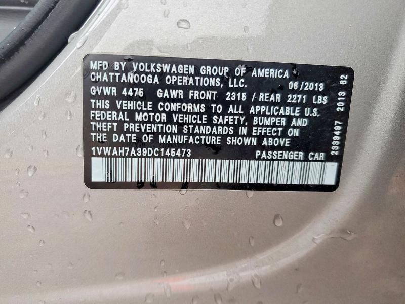 2013 Volkswagen Passat s