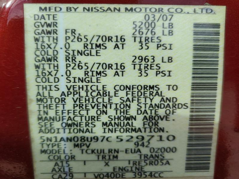2007 Nissan Xterra