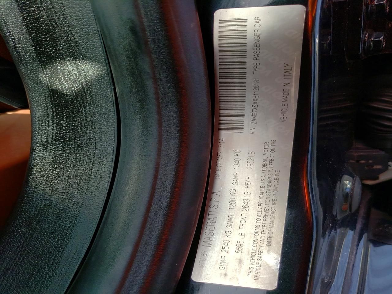 2014 Maserati Ghibli