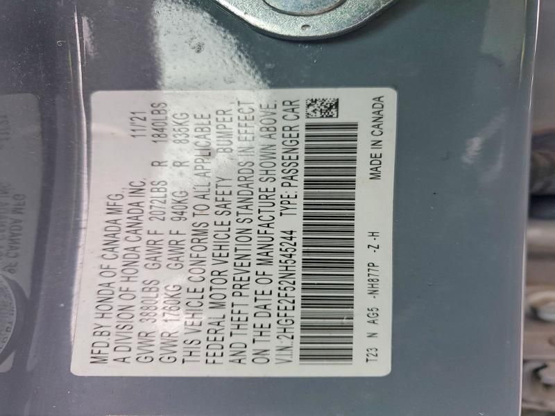 2022 Honda Civic Sport