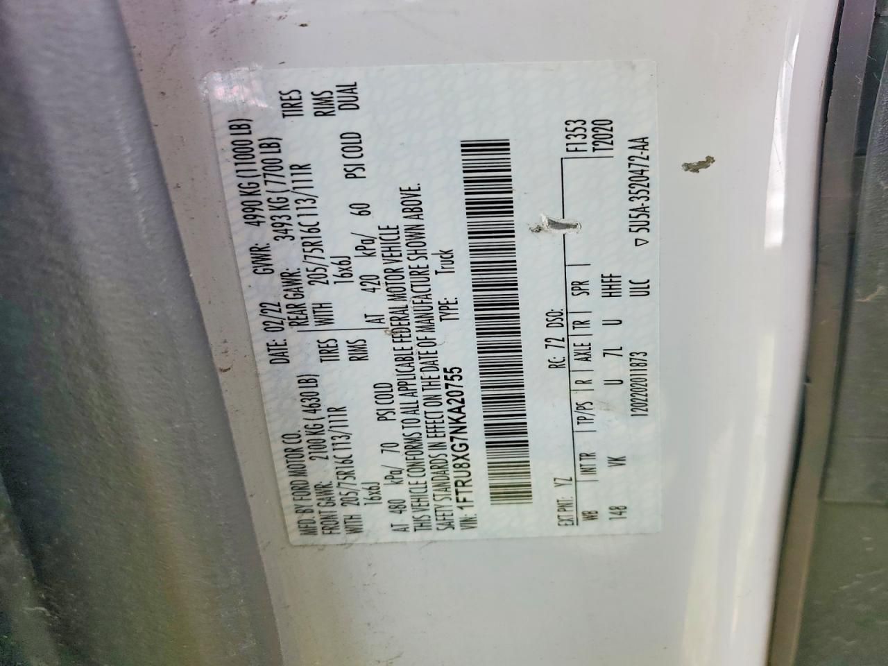 2022 Ford Transit T-350 HD