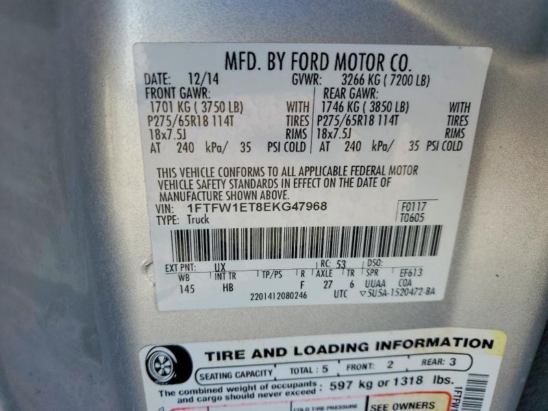 2014 Ford F150 Supercrew