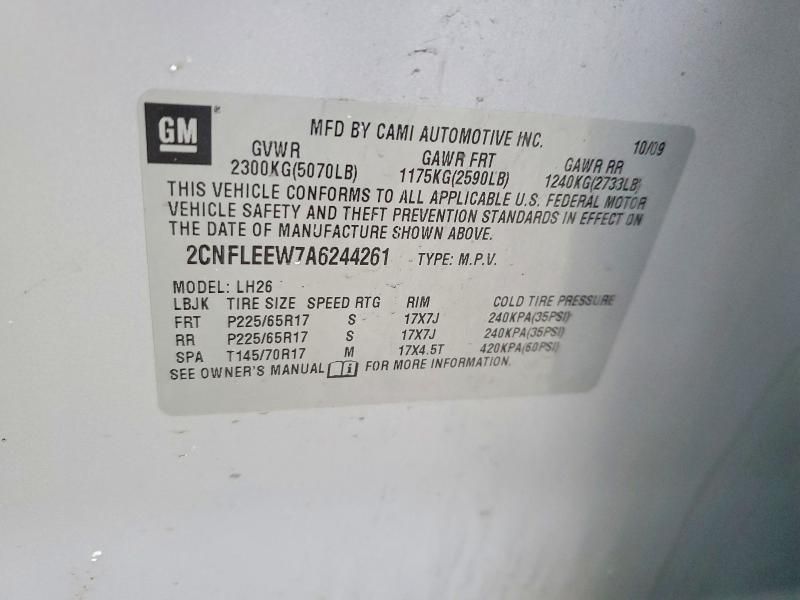 2010 Chevrolet Equinox lt