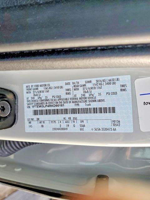 2024 Ford F150 xlt