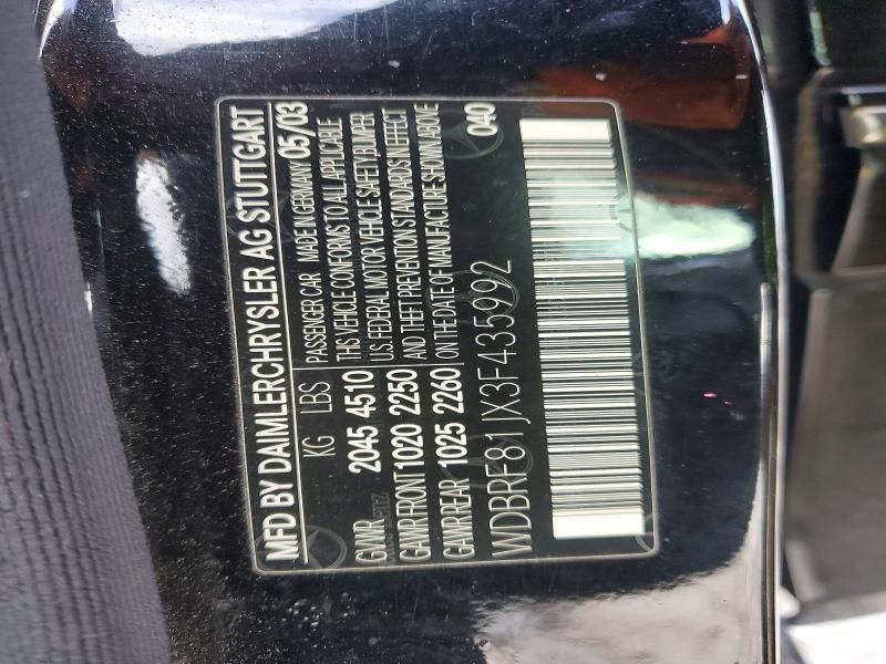 2003 Mercedes-Benz C 240 4matic