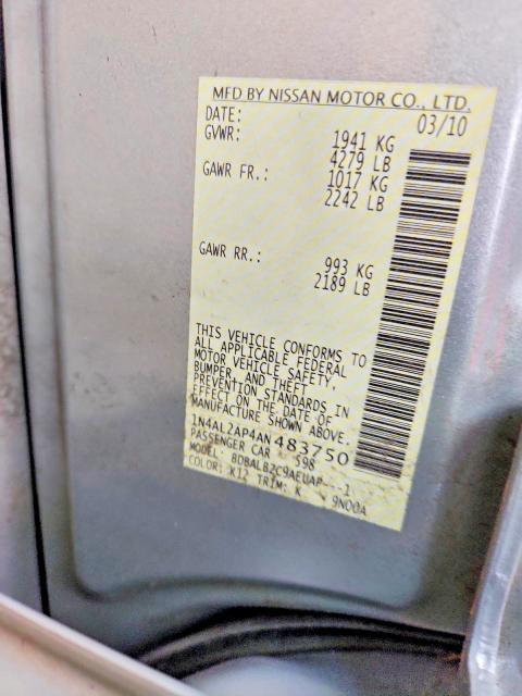 2010 Nissan Altima Base