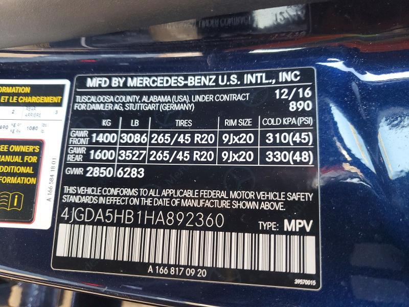 2017 Mercedes-Benz Gle 350 4matic