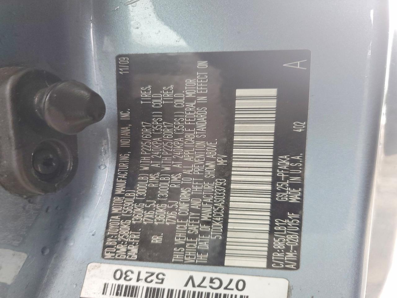 2010 Toyota Sienna xle Limited