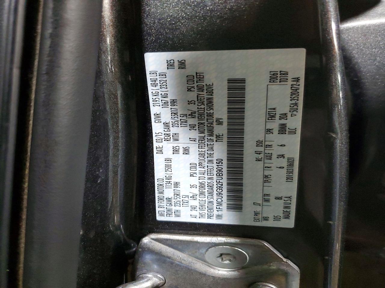 2015 Ford Escape se