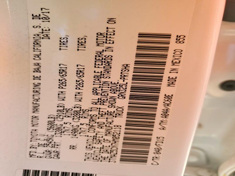 2017 Toyota Tacoma Double cab