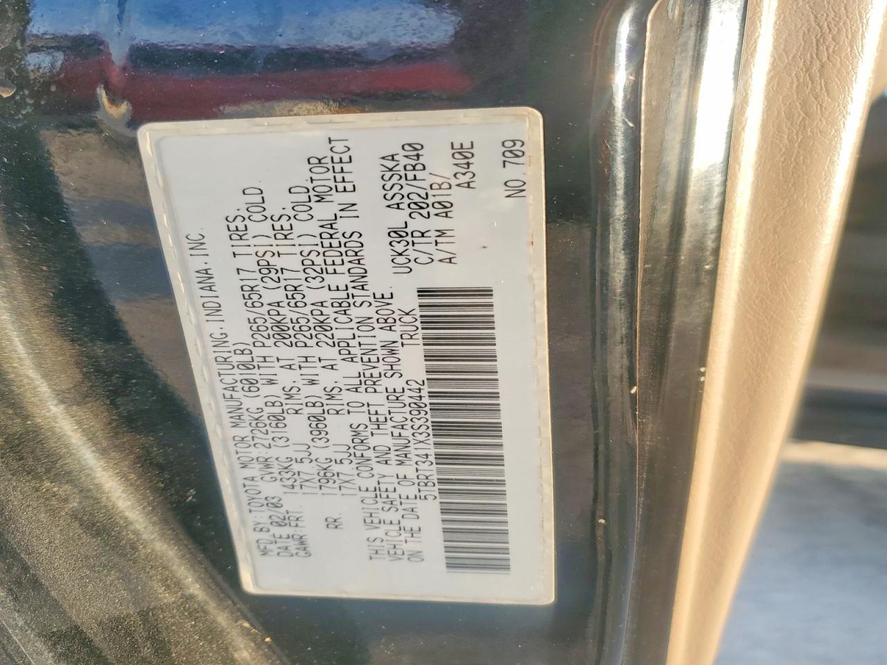 2003 Toyota Tundra Access Cab SR5