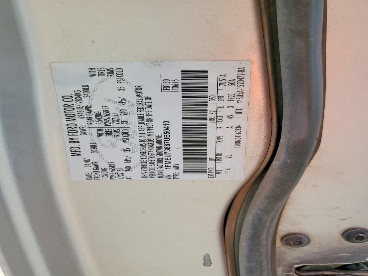 2007 Ford Explorer xlt