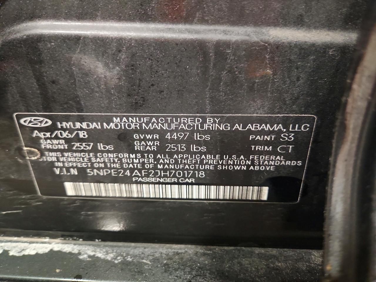 2018 Hyundai Sonata se