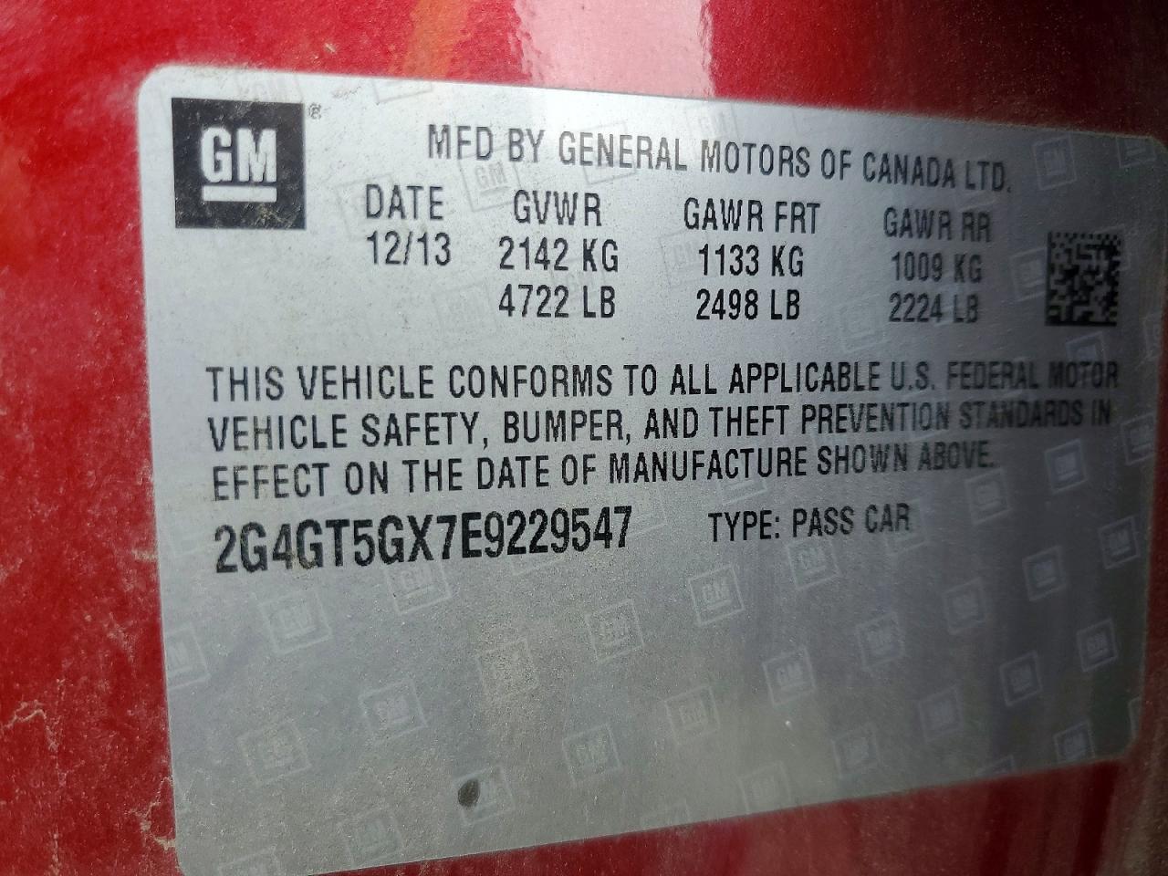 2014 Buick Regal gs