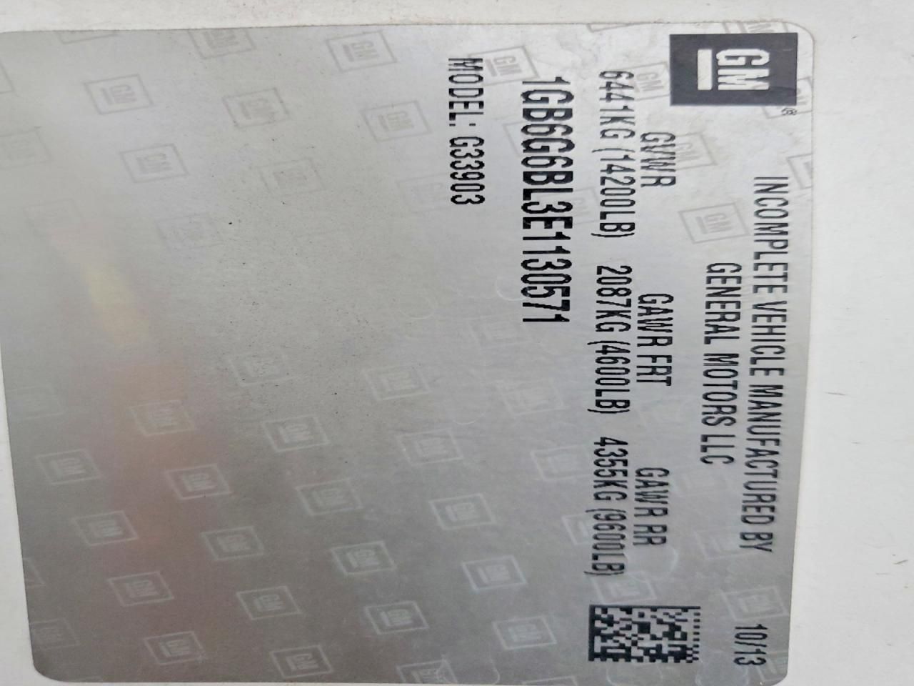 2014 Chevrolet Express G4500