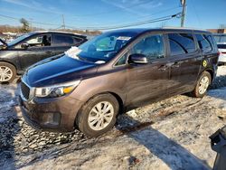 KIA salvage cars for sale: 2017 KIA Sedona lx