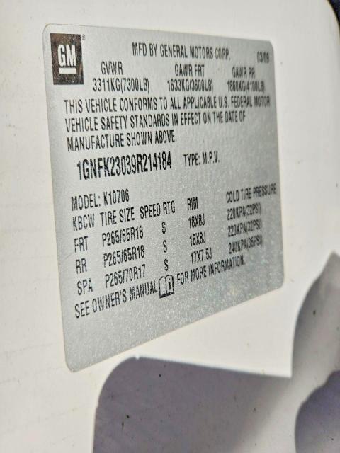 2009 Chevrolet Tahoe K1500 lt