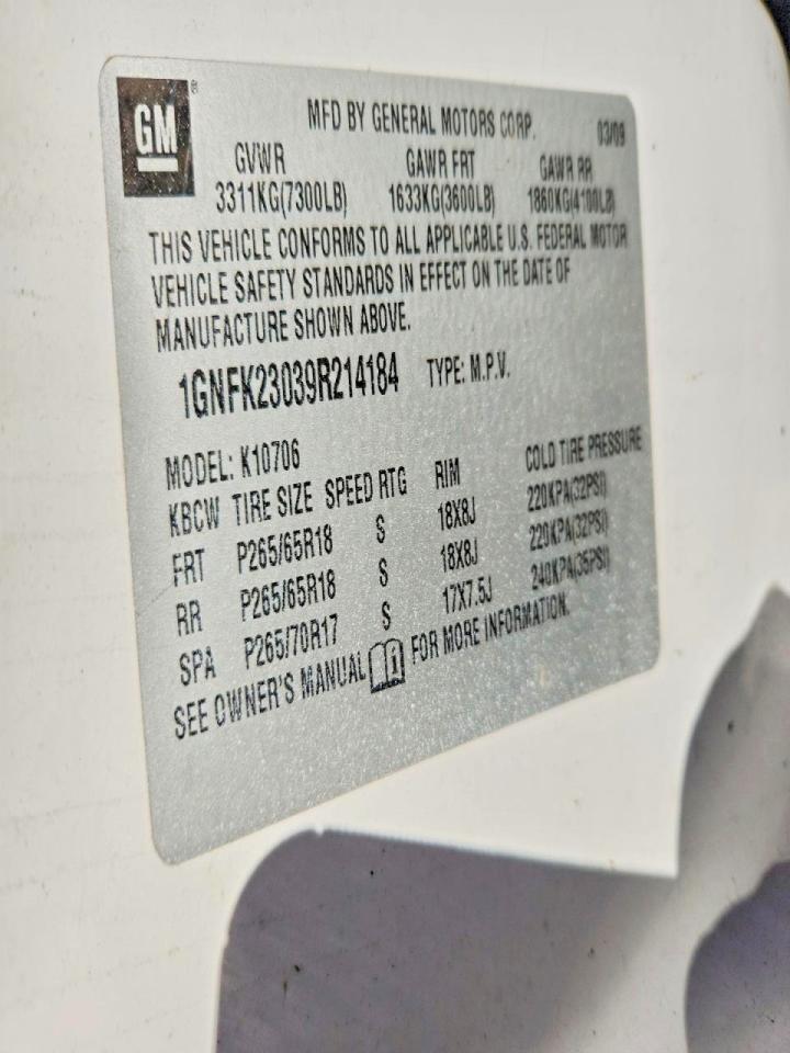 2009 Chevrolet Tahoe K1500 lt