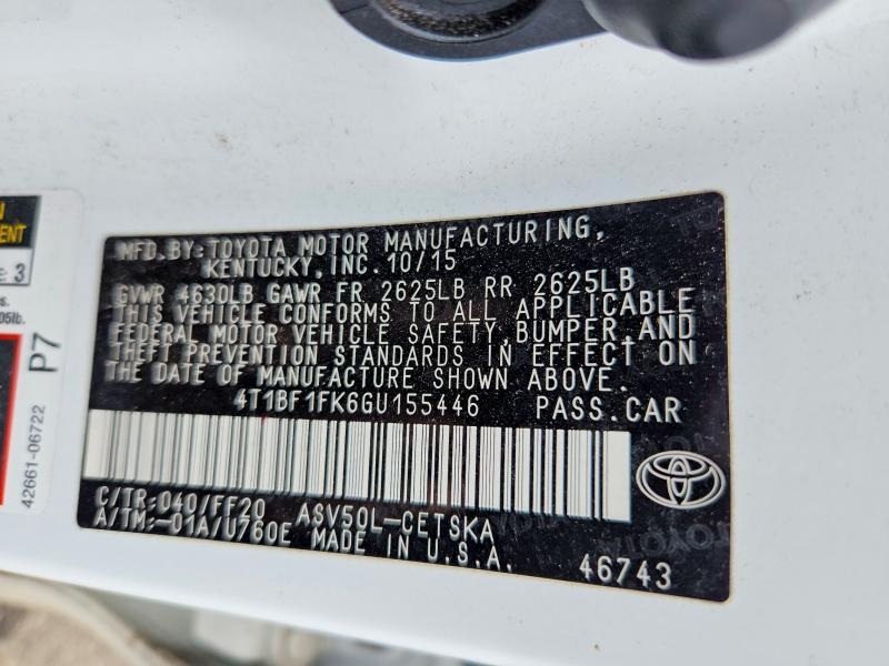 2016 Toyota Camry se