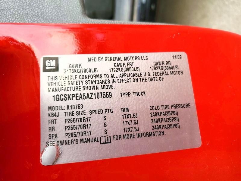 2010 Chevrolet Silverado K1500