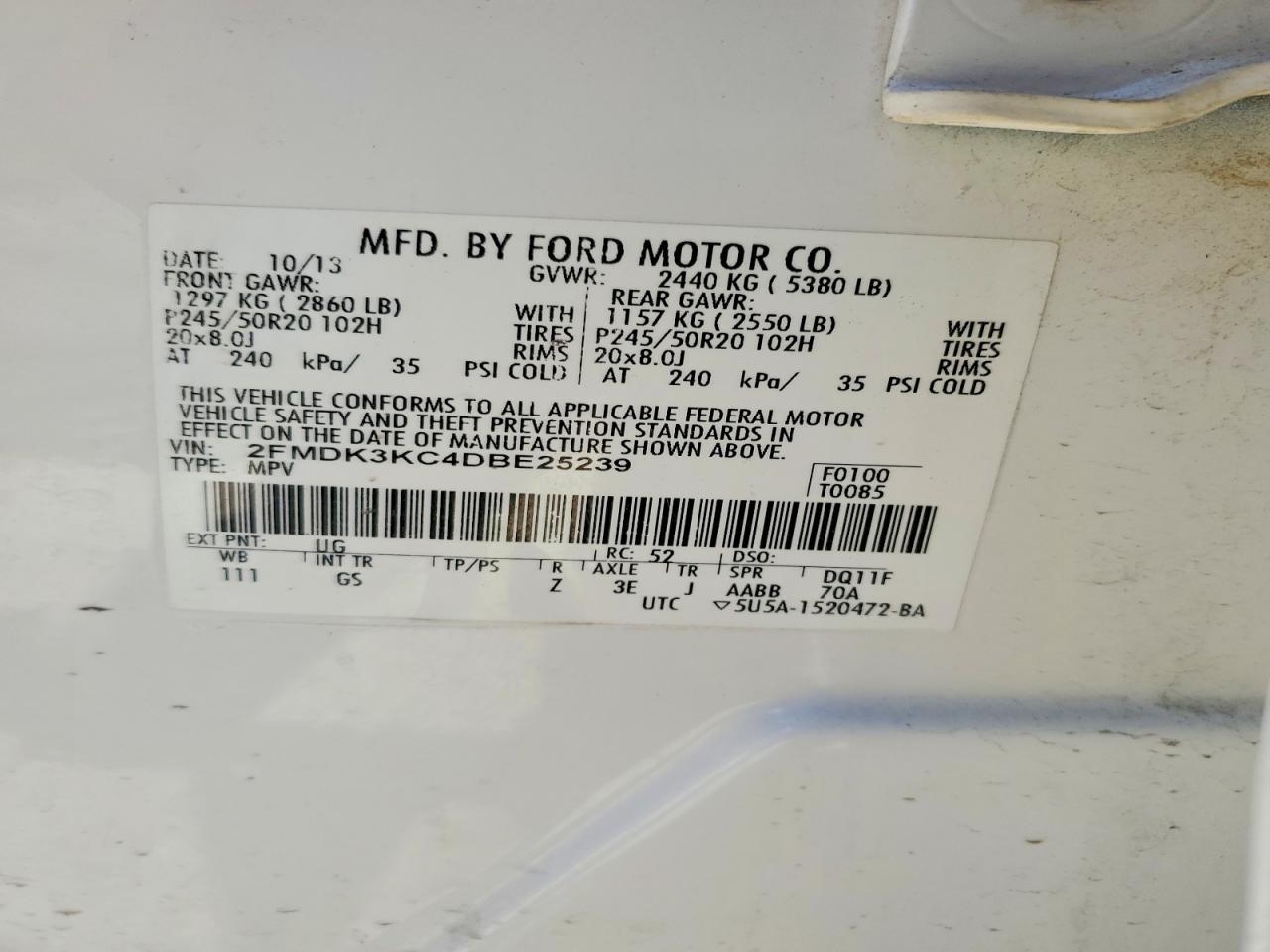 2013 Ford Edge Limited