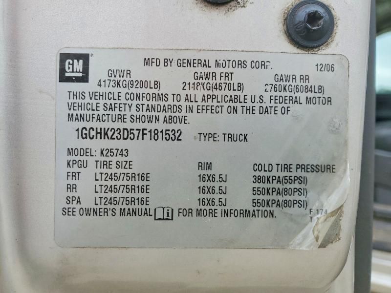 2007 Chevrolet Silverado K2500 Heavy Duty