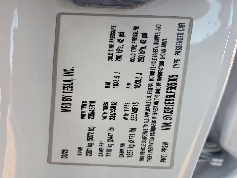 2020 Tesla Model 3