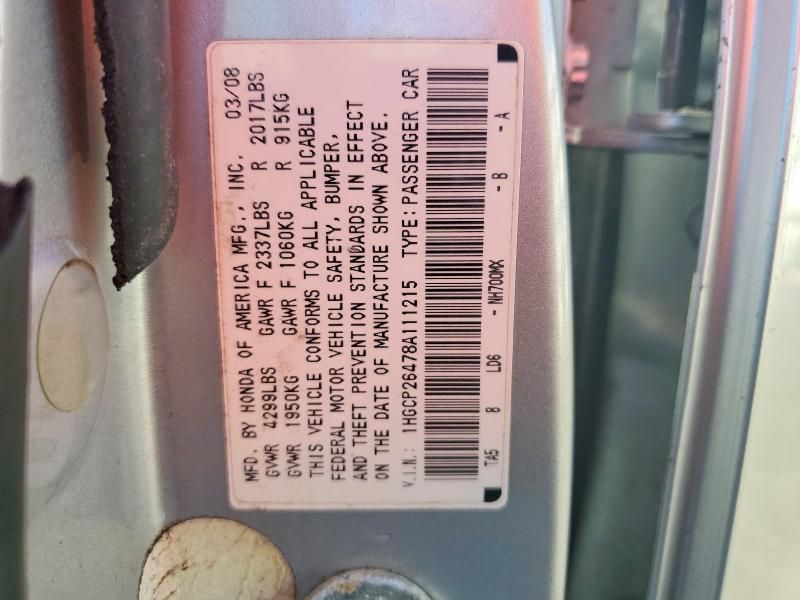 2008 Honda Accord lxp