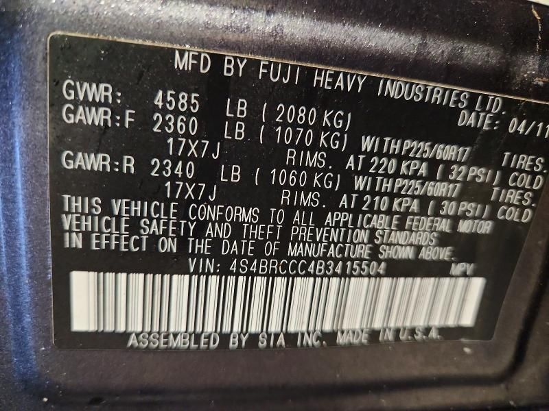 2011 Subaru Outback 2.5i Premium