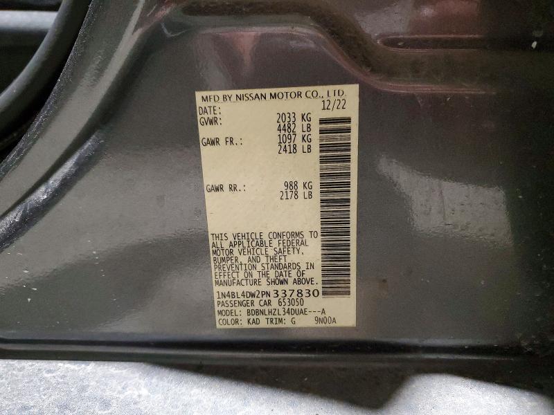 2023 Nissan Altima 2.5 sv