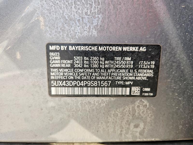 2023 BMW X3 Sdrive30i