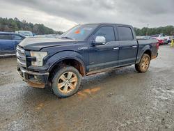 Salvage trucks for sale at Shreveport, LA auction: 2016 Ford F150 Supercrew