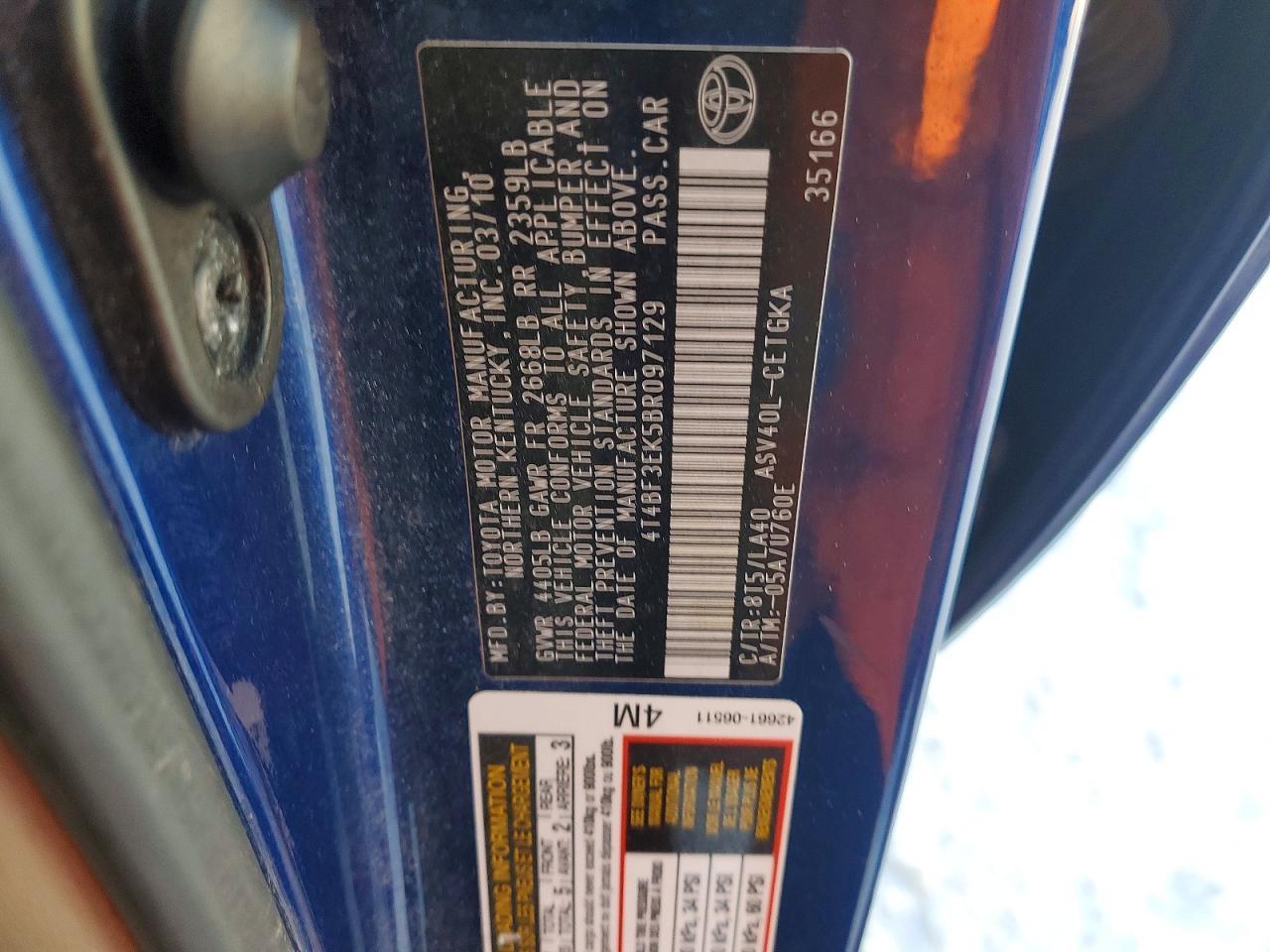 2011 Toyota Camry Base