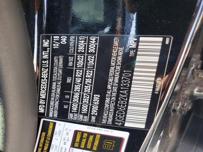 2019 Mercedes-Benz Gle Coupe 43 amg