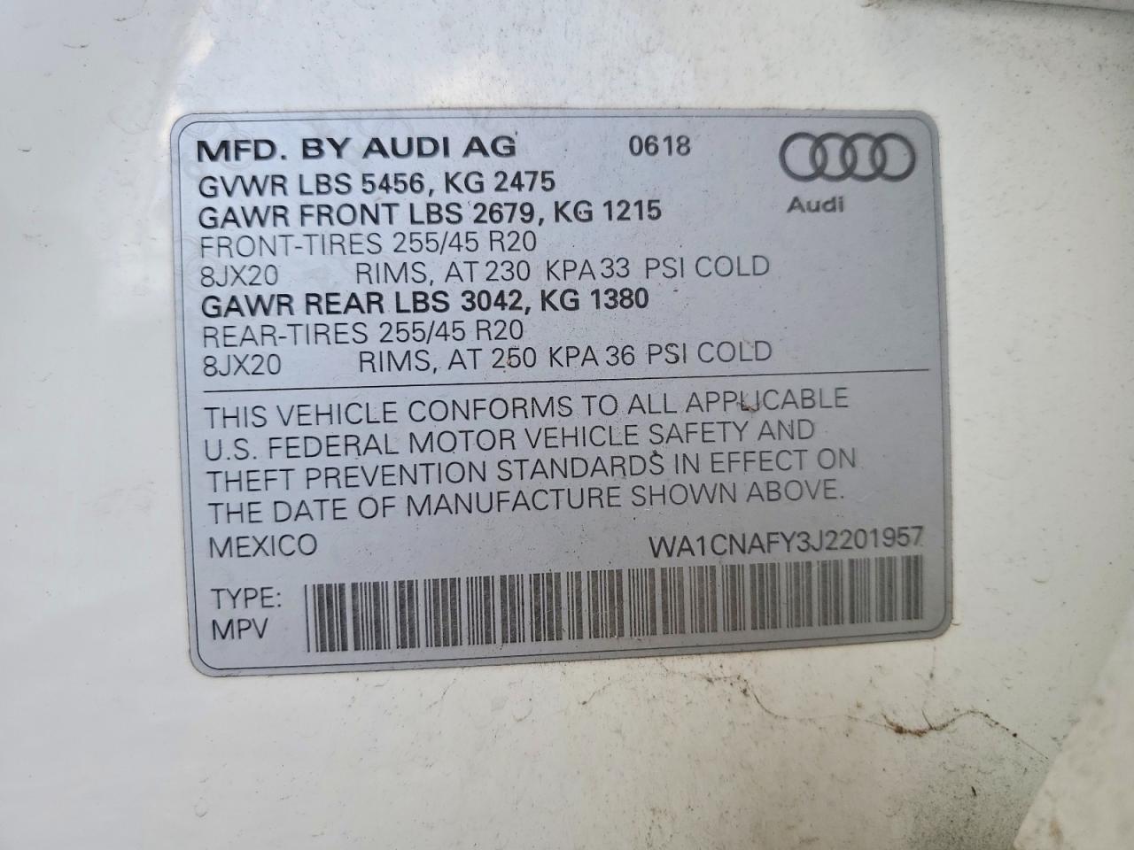 2018 Audi Q5 Prestige