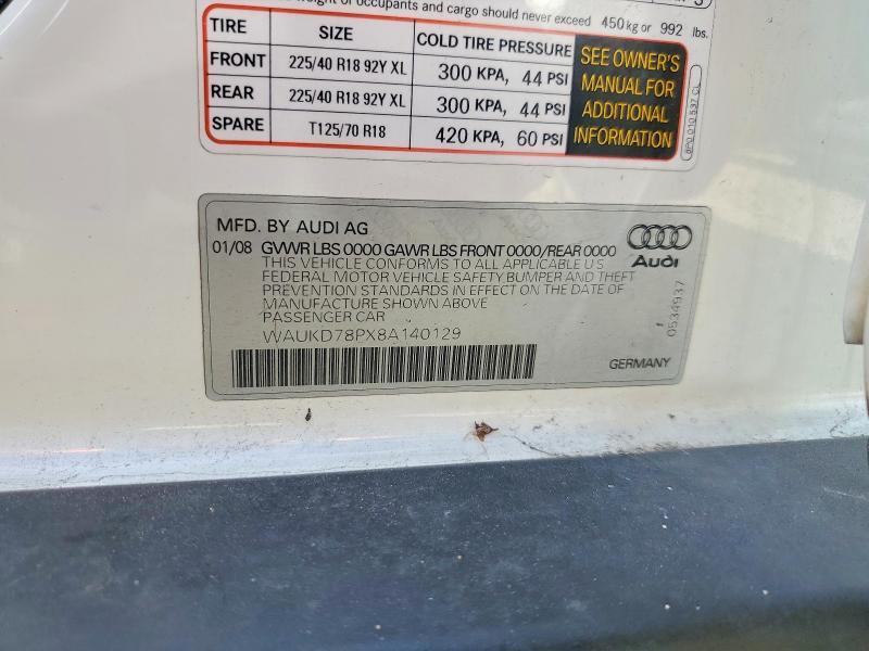 2008 Audi A3 S-line 3.2 Quattro