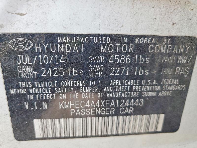 2015 Hyundai Sonata Hybrid Limited