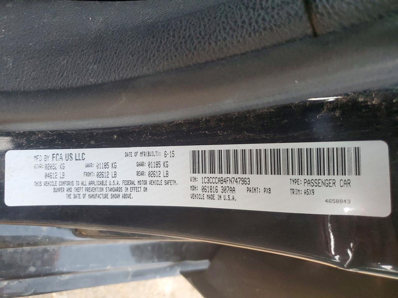 2015 Chrysler 200 Limited