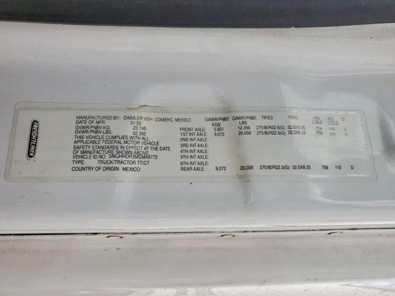 2021 Freigliner 2021 Freightliner Cascadia 126 Semi Truck