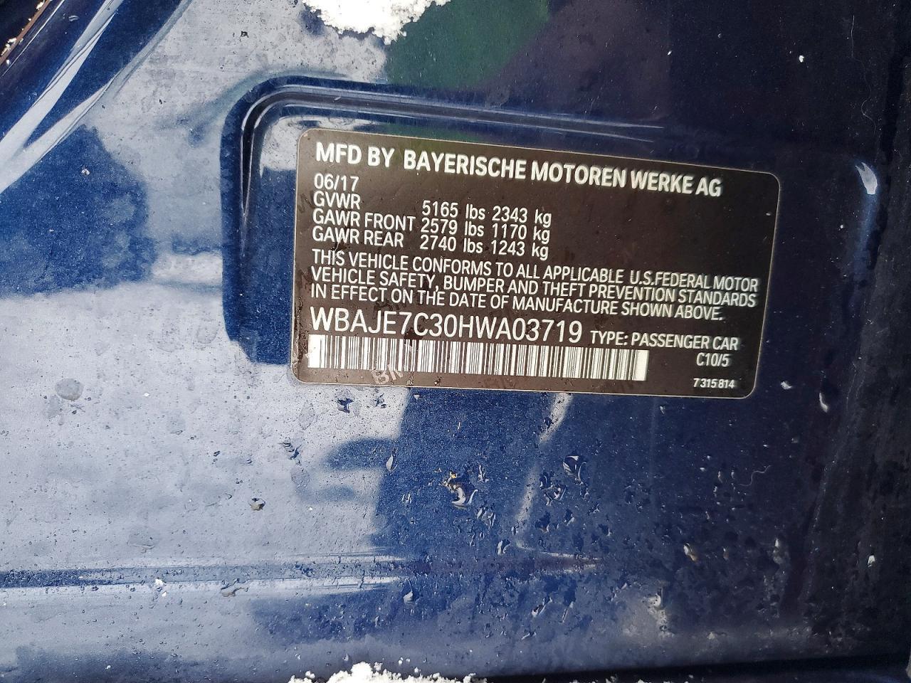 2017 BMW 540 xi