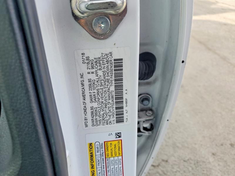 2018 Honda Accord exl