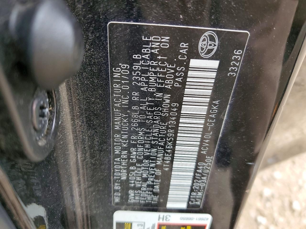 2009 Toyota Camry Base