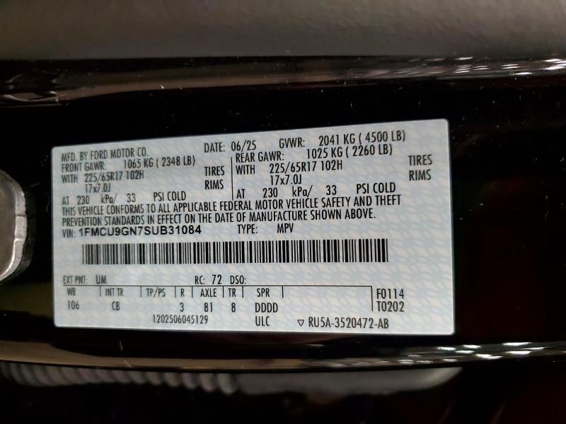 2025 Ford Escape Active