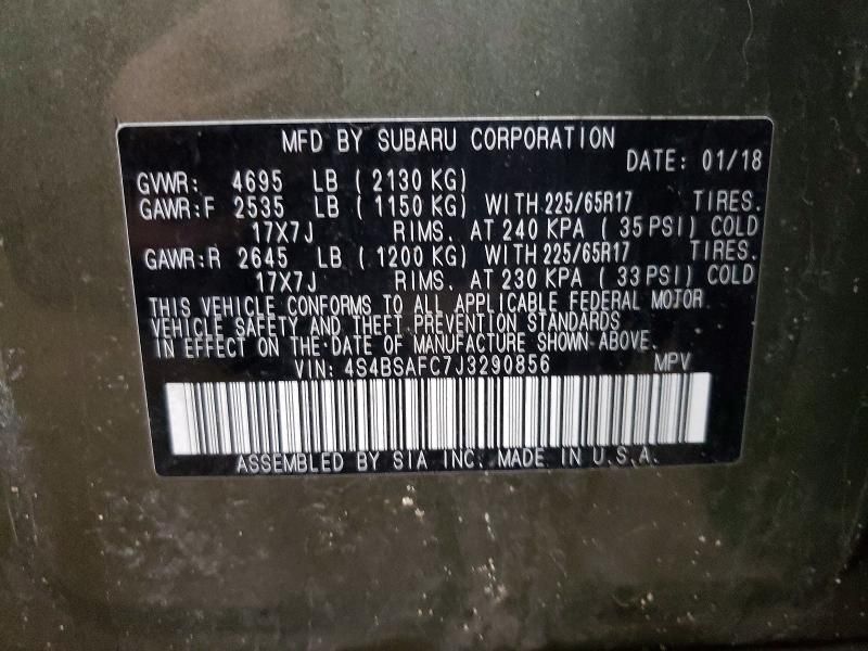 2018 Subaru Outback 2.5i Premium