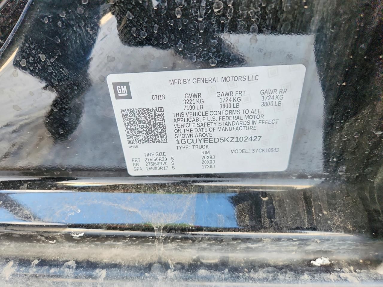 2019 Chevrolet Silverado K1500 rst