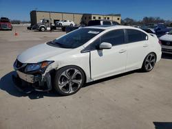 Salvage cars for sale from Copart Wilmer, TX: 2015 Honda Civic si