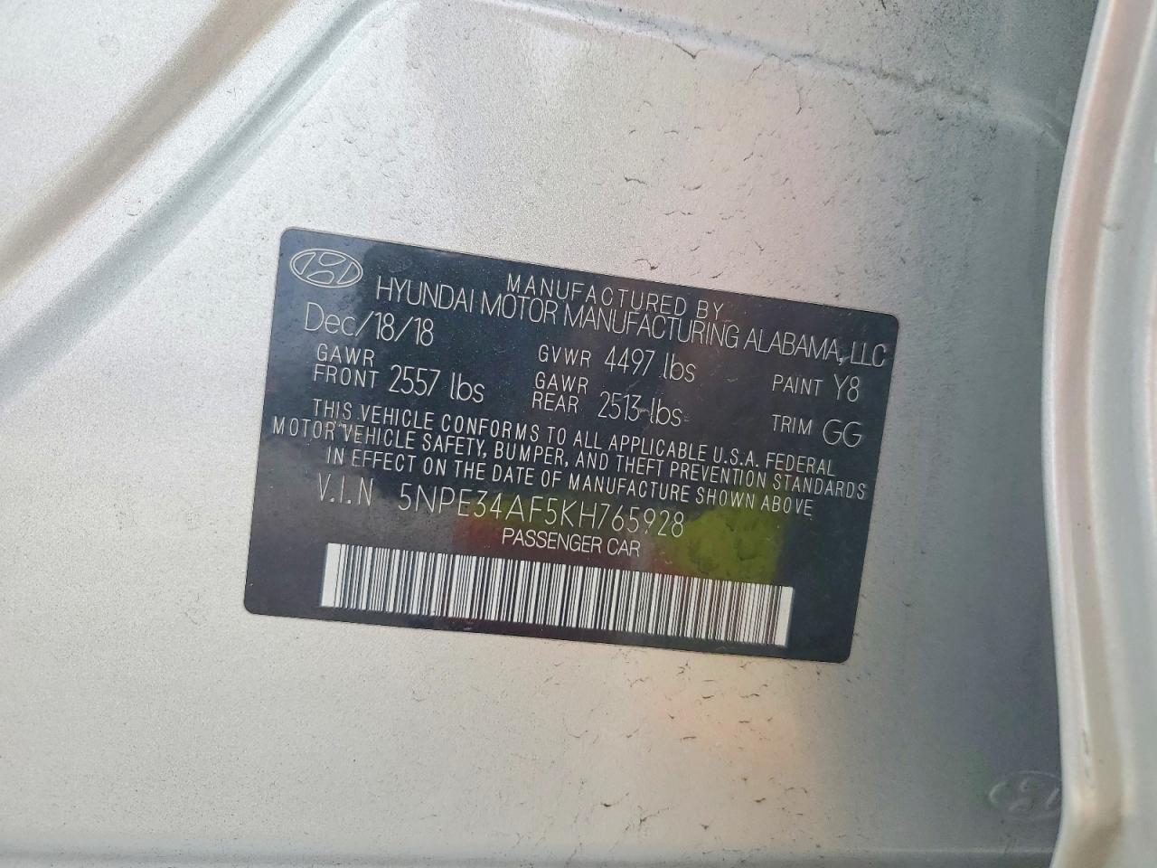 2019 Hyundai Sonata Limited