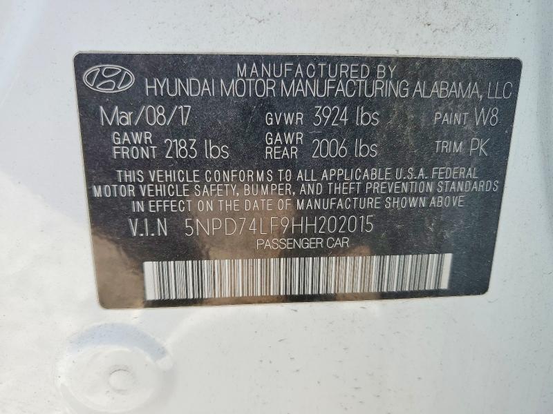 2017 Hyundai Elantra se