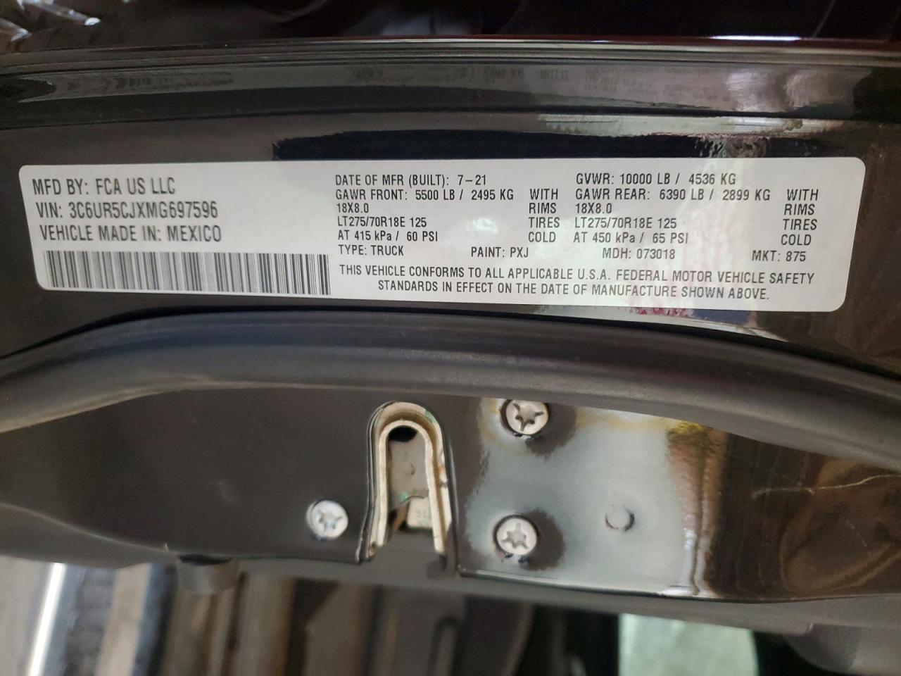 2021 Dodge RAM 2500 Tradesman